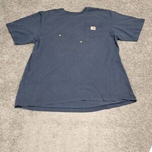 Carhartt K87 Navy Blue Pocket T-Shirt Mens XL Original Fit Short Sleeve Tee